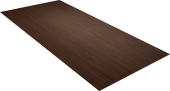Плоский лист 0,45 Print Elite с пленкой Choco Wood TwinColor Центр Кровли