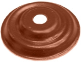 Накладка декор. кронштейна трубы на кирпич Grand Line ПУ RAL 8004 терракота Центр Кровли