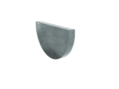 Заглушка торцевая универсальная Optima 185мм Zn Центр Кровли