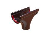 Воронка Дизайн 135 ПВХ Grand Line шоколадный (RAL 8017) Центр Кровли