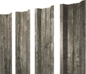 Штакетник П-образный B с прямым резом Grand Line 0,45 Print Elite Nordic Wood TwinColor Центр Кровли