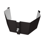 Крепление трубы для гофры на кирпич Vortex в2 матовый RR 32 темно-коричневый Центр Кровли