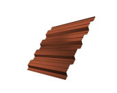 Профнастил НС44A Grand Line 0,5 PurLite Matt RAL 8004 терракота Центр Кровли