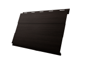 Софит Вертикаль 0,2 prof Grand line 0,45 Print Elite с пленкой Coffee Wood TwinColor Центр Кровли