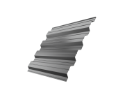 Профнастил НС44A 0,5 Satin RAL 9006 бело-алюминиевый Центр Кровли