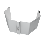 Крепление трубы для гофры на кирпич Vortex Lite PE RAL 7004 сигнальный серый Центр Кровли