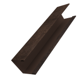 Крышка жалюзи Milan Slim 0,45 Print Premium Antique Wood TwinColor (3м) Центр Кровли