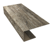 J-Профиль 18мм 0,45 Print Elite Nordic Wood TwinColor (2м) Центр Кровли