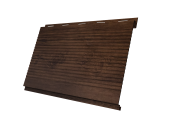 Софит Вертикаль 0,2 Grand Line gofr 0,45 Print Premium с пленкой Cherry Wood Fresh TwinColor Центр Кровли