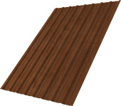 Профнастил С10A Grand Line 0,45 Принт Элит Рябина TwinColor Центр Кровли