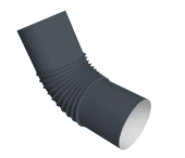 Колено стока трубы Vortex Проект 146мм RAL 7024 мокрый асфальт Центр Кровли