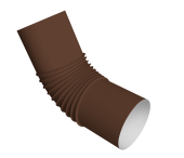 Колено стока трубы Vortex Проект 146мм RAL 8017 шоколад Центр Кровли
