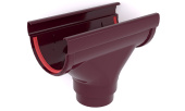 Воронка Дизайн 135 ПВХ Grand Line бордо (RAL 3005) Центр Кровли