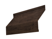 Ламель забора жалюзи Милан новый Grand Line 0,45 Принт Элит двухсторонний с пленкой Античный дуб Центр Кровли