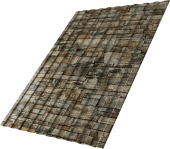 Профнастил С8A в01 Grand Line 0,45 Принт Элит с пленкой Камень TwinColor Центр Кровли