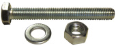 Крепление болт М12х100, шайба,гайка к винтовой опоре с фланцем Центр Кровли