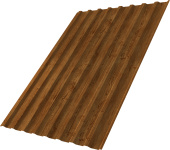 Профнастил С20B Grand Line 0,45 Принт Элит двухсторонний Золотой дуб Центр Кровли