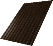 Профнастил С8A в01 Grand Line 0,45 Принт Элит с пленкой Античный дуб TwinColor Центр Кровли