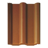 Рядная черепица Braas Франкфуртская коричневый Центр Кровли