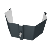 Крепление трубы для гофры на кирпич Vortex Lite Matt RAL 7016 антрацитово-серый Центр Кровли