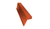 Боковая облегченная черепица левая Braas красный Центр Кровли