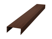 Крышка 30х20 жалюзи Texas 0,45 Print Elite Choco Wood TwinColor (2м) Центр Кровли