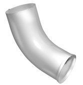 Колено стока Grand Line ПУ 100мм RAL 9003 сигнальный белый Центр Кровли