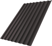 Профнастил С20B Grand Line 0,5 PurPro матовый RR 32 темно-коричневый Центр Кровли