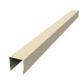 Планка вертикальная лицевая для забора жалюзи Palermo 0,45 Print Elite Milky Wood TwinColor (3м) Центр Кровли