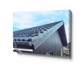 Планка угла внешнего сложная Кожуха сегментного 0,45 Drap TX RAL 7004 сигнальный серый (1,2м) Центр Кровли