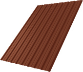 Профнастил С10B Grand Line 0,5 Сатин матовый RAL 8004 терракота Центр Кровли