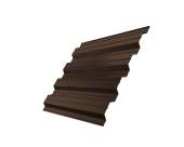 Профнастил НС44A 0,5 GreenCoat Pural BT RR 887 шоколадно-коричневый (RAL 8017 шоколад) Центр Кровли