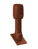 Дефлектор вытяжной вентиляции для плоской черепицы (h 700 мм, d 160 мм) Тевива, Эво, Ревива красный Центр Кровли