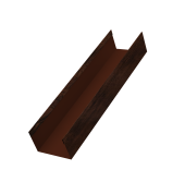 Стойка жалюзи Milan,Tokyo 0,45 Print Elite Cherry Wood TwinColor (3м) Центр Кровли