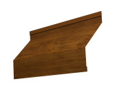 Ламель забора жалюзи Milan new 0,45 Print Elite с пленкой Golden Wood TwinColor Центр Кровли