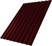 Профнастил С20A Grand Line 0,45 Drap СТ RAL 3005 красное вино Центр Кровли