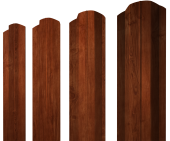 Штакетник М-образный В фигурный 0,45 Print Elite Rowan TwinColor Центр Кровли