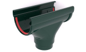 Воронка Дизайн 135 ПВХ Grand Line зелёный (RAL 6005) Центр Кровли