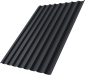 Профнастил С20B Grand Line 0,5 PurPro матовый RAL 7024 мокрый асфальт Центр Кровли