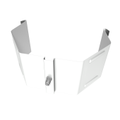 Крепление трубы для гофры на кирпич Vortex в2 RAL 9003 сигнальный белый Центр Кровли