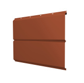 ЭкоБрус новый Grand Line 0,45 Drap RAL 8004 терракота Центр Кровли