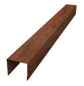 Стойка боковая крепежная для забора жалюзи Palermo 0,45 Print Premium Golden Wood Fresh TwinColor (2,5м) Центр Кровли