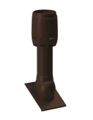 Дефлектор вытяжной вентиляции для плоской черепицы (h 700 мм, d 160 мм) Тевива, Эво, Ревива коричневый Центр Кровли