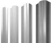 Штакетник М-образный В фигурный 0,45 PE RAL 9003 сигнальный белый Центр Кровли