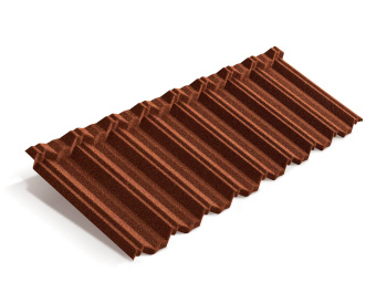 картинка Лист композитной черепицы Metrotile MetroClassic терракотовый Центр Кровли