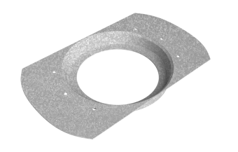 картинка Приемник воды круглый Vortex Проект 146мм Zn Центр Кровли