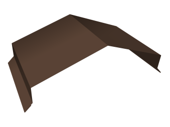 фото Парапетная крышка угольная 250мм Grand Line 0,45 ПЭ двухсторонний с пленкой RAL 8017 шоколад (2,5м) Центр Кровли картинка Парапетная крышка угольная 250мм Grand Line 0,45 ПЭ двухсторонний с пленкой RAL 8017 шоколад (2,5м) Центр Кровли