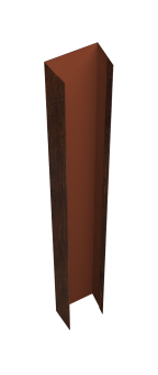 картинка Крепежная планка верхняя Texas 0,45 Print Premium Cherry Wood Dark FTC (1,8м) Центр Кровли