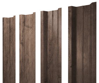 картинка Штакетник П-образный В с прямым резом 0,45 Print Premium Almond Wood Fresh Центр Кровли
