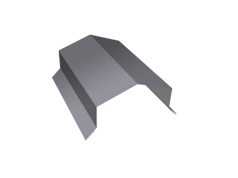 фото Парапетная крышка угольная 125мм Grand Line 0,45 ПЭ с пленкой RAL 7004 сигнальный серый (2м) Центр Кровли картинка Парапетная крышка угольная 125мм Grand Line 0,45 ПЭ с пленкой RAL 7004 сигнальный серый (2м) Центр Кровли